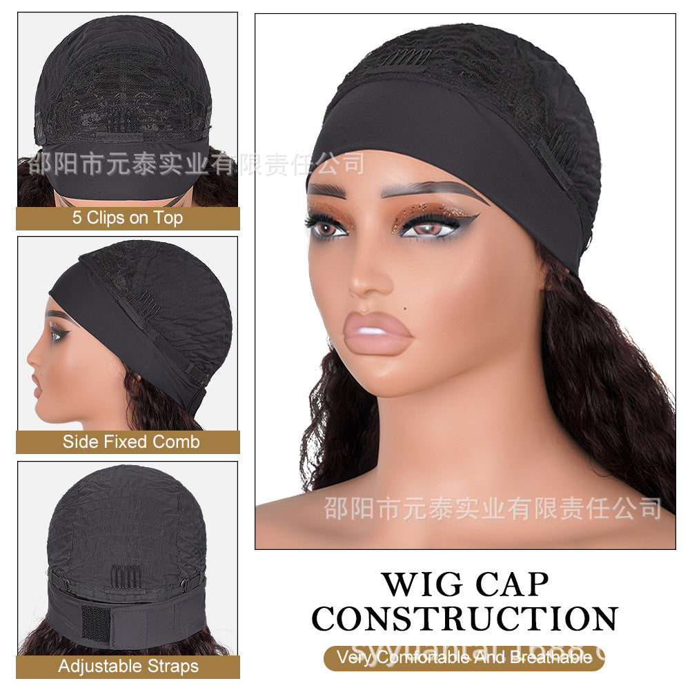 Africa Afro YAKI curly Ribbon Hair Band Curly Hair Chemical Fiber Wig headband wigs - 图片 34