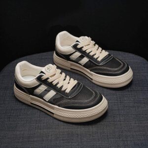 Women's Canvas Shoes2025Spring and summer new style mesh breathable versatile soft-soled student white sneakers sports board shoes