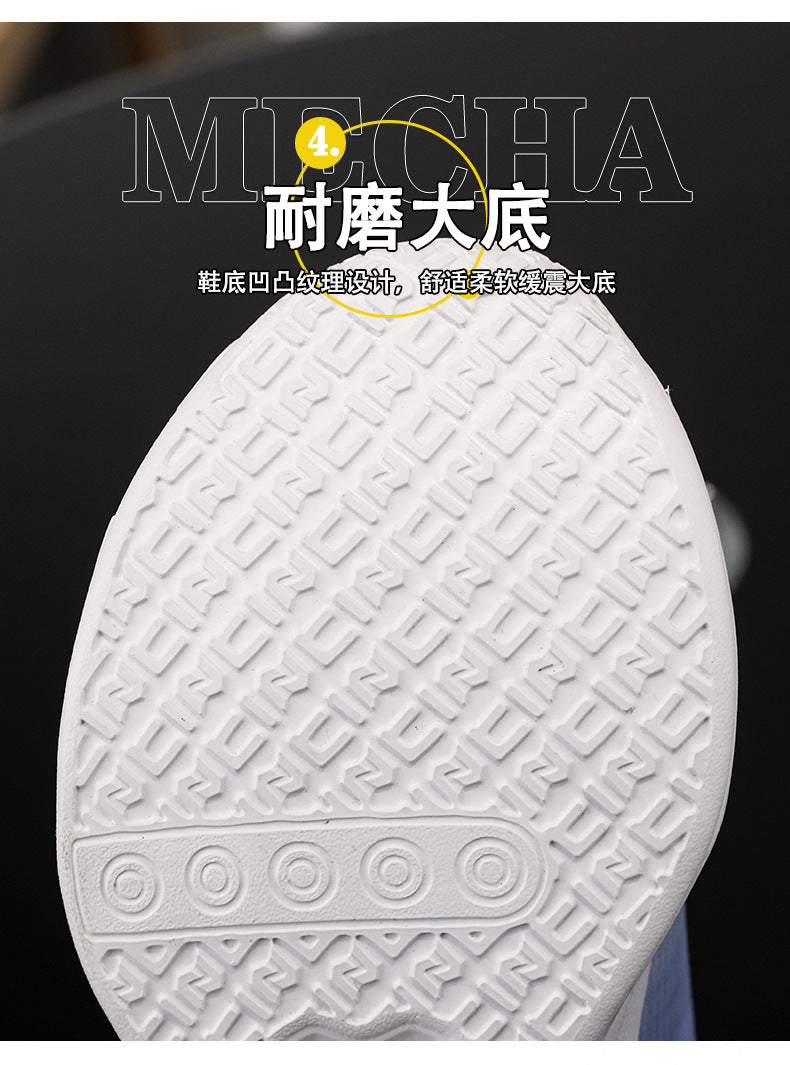 Chinese Style Girls' Shoes2025Autumn New Mesh Breathable Running Sports Shoes Children's Anti-Slip Wear-Resistant Basketball Shoes - 图片 17