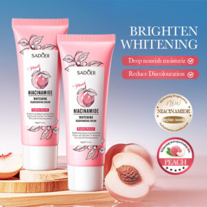 Peach Niacinamide Whitening and Rejuvenating Cream SADOER Moisturizing Body Lotion  Wholesale
