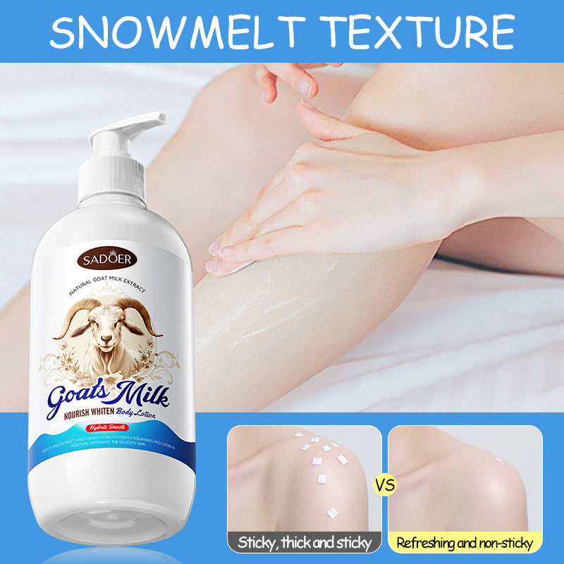 Goat Milk Whitening Body Lotion SADOER Nourishing, hydrating, moisturizing body lotion for foreign trade cross-border - 图片 3