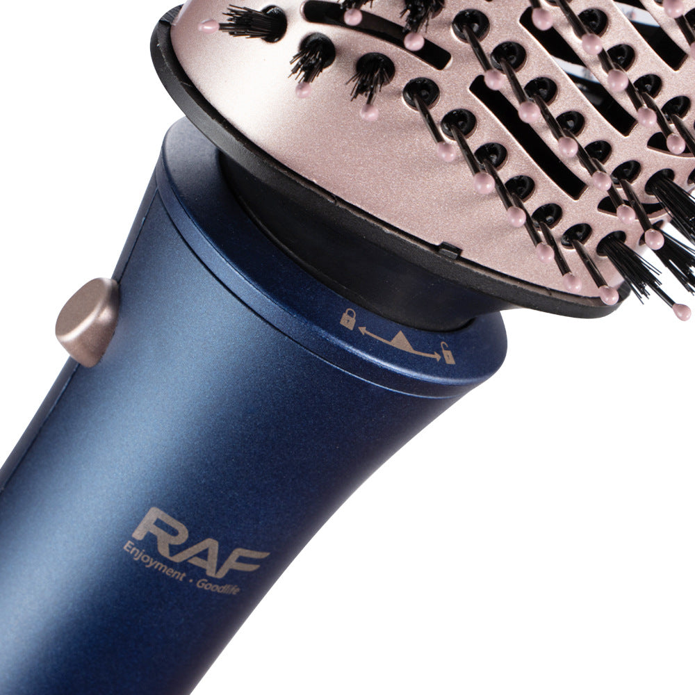 RAF European Standard Curling and Straightening Dual-use Hair Styling 3-in-1 Hot Air Brush with Interchangeable Temperature Modes1200w - 图片 19