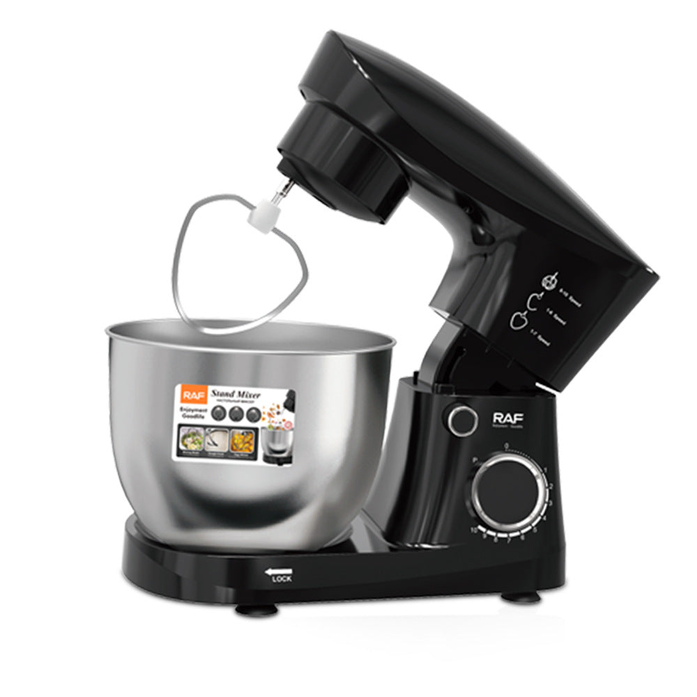 RAF European Standard Household Multifunctional Kitchen Machine Stainless Steel Bowl High Power Dough Mixer Egg Beater Whisk Mixer - 图片 18