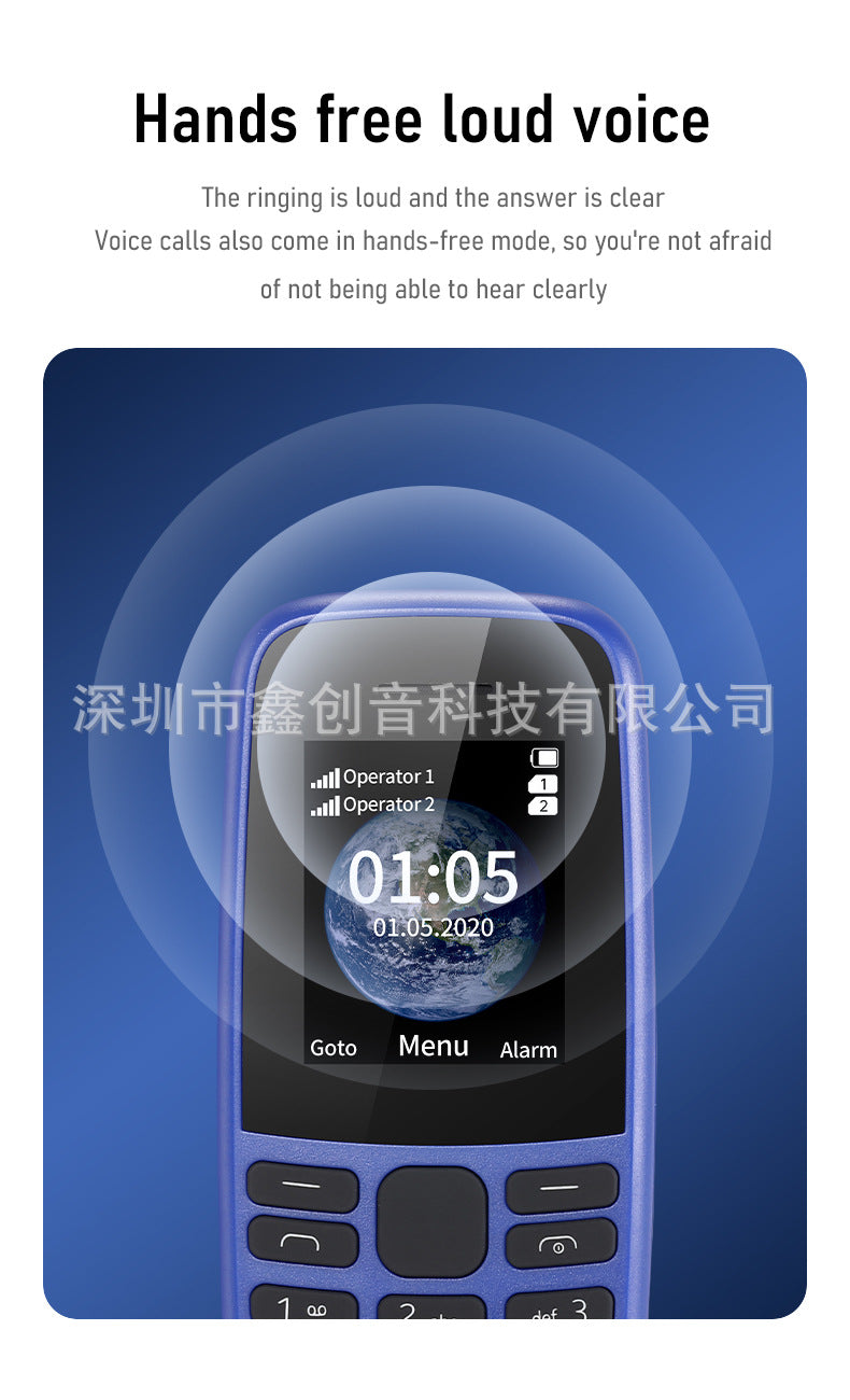 105straight button phone foreign trade mobile phone 2G Afri - 图片 12