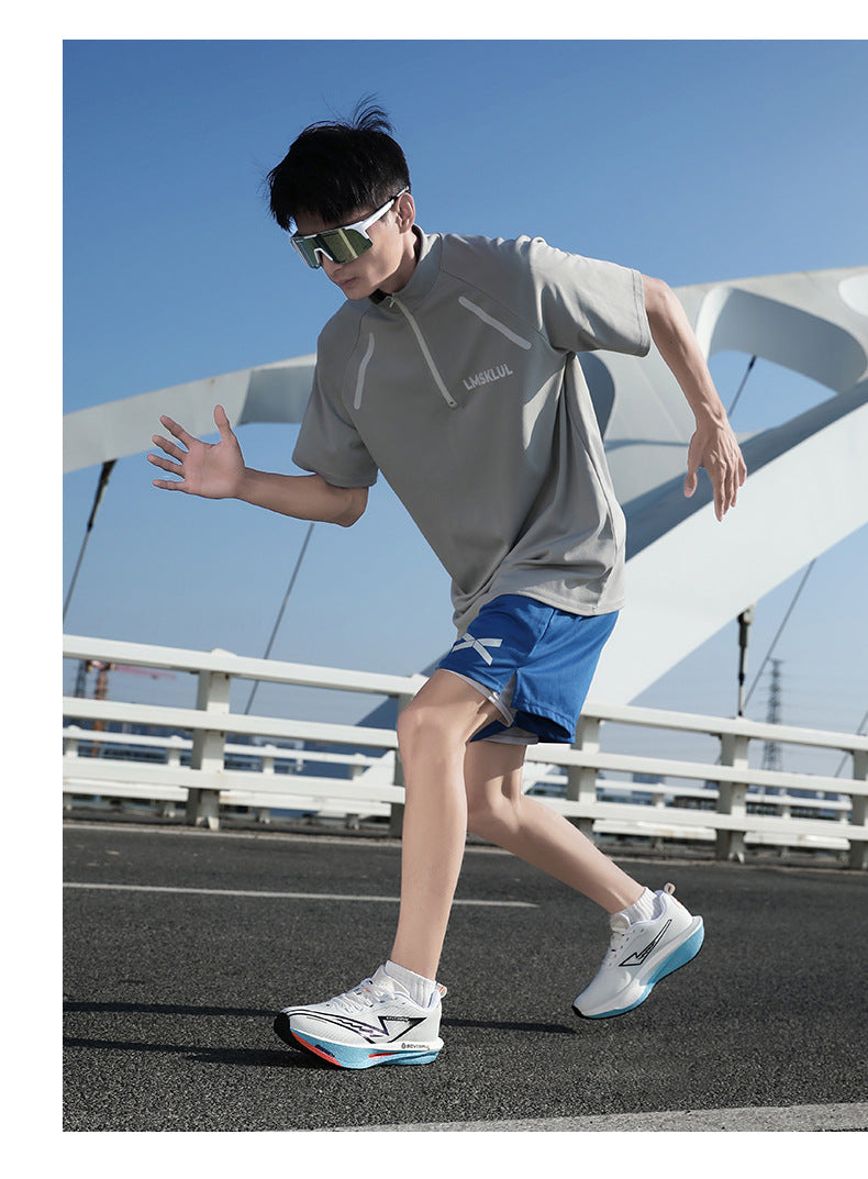 2025New Professional Running Shoes Sports Shoes Breathable Versatile Trendy Men Couples Youth Campus Casual Racing Training Shoes - 图片 28