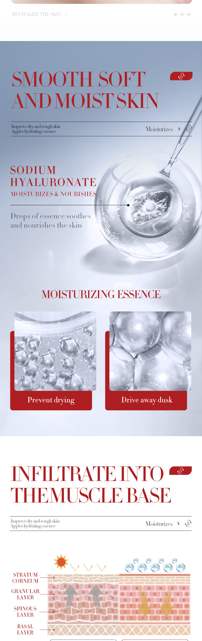 Fruit Essence15ml Apple Plant Moisturizing and Hydrating Export Manufacturer Wholesale - 图片 11