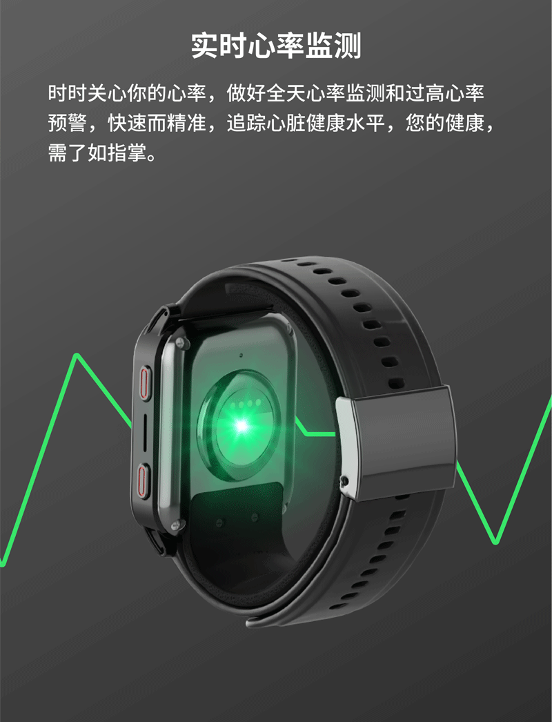 Medical Grade Blood Pressure Smart Watch for Elderly4G Card Insert Air Pump Blood Pressure Measurement Positioning Elderly Care Smart Watch - 图片 16