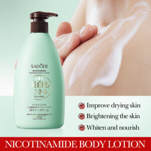 Cross-border Niacinamide Whitening Body Lotion500g Brightening Skin Body Cream Foreign Trade Skin Care Products Manufacturer Wholesale