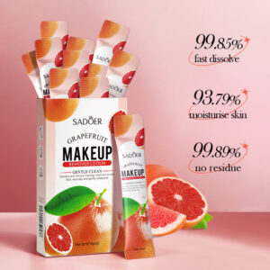 Cross-border Grapefruit Makeup Remover5mlx10pcs Refreshing Gentle Cleansing Care Clean Makeup Remover Export Manufacturer Wholesale