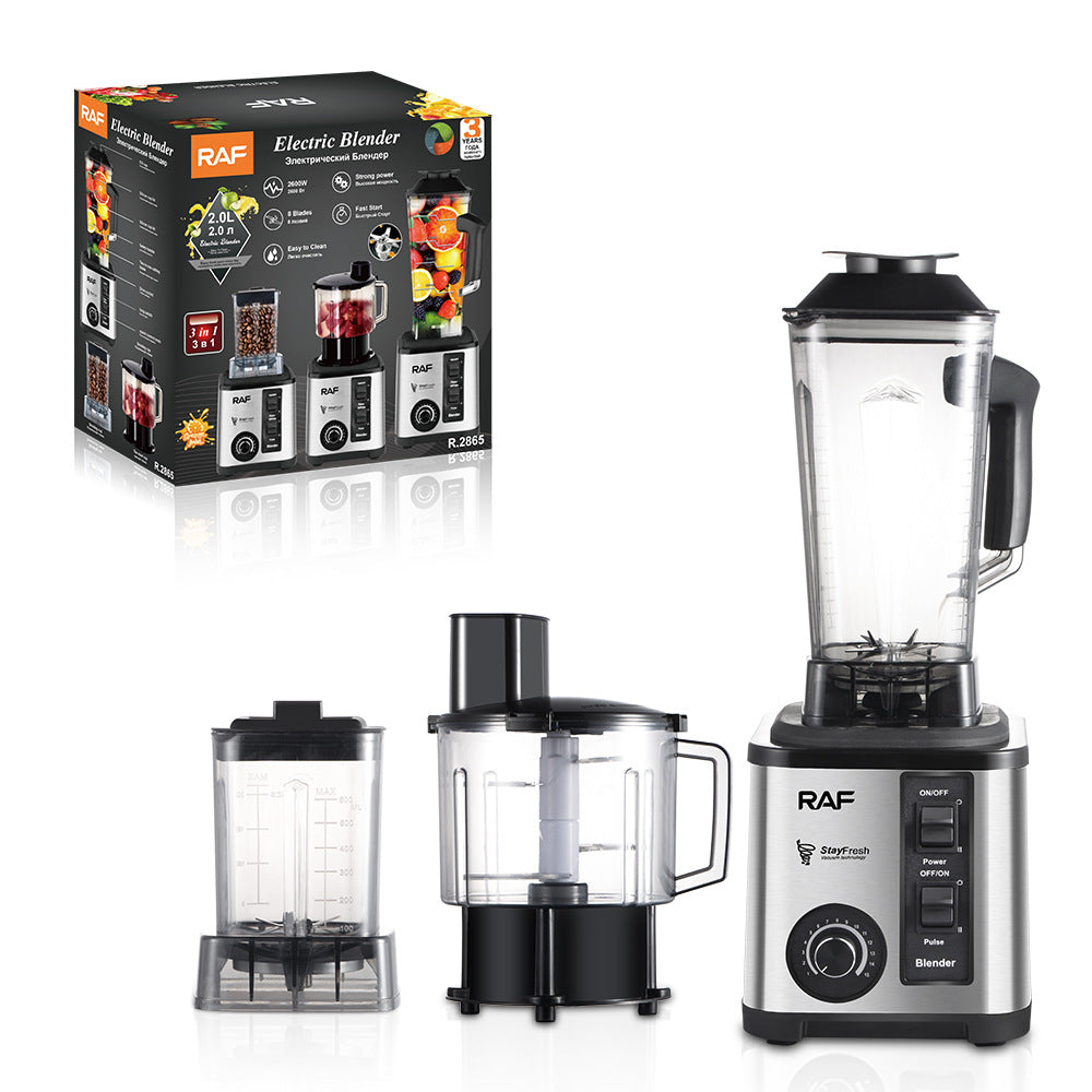 RAF European Standard Multifunctional 3-in-1 Juicer Household Food Processor Meat Grinder Grinder Mill R.2865 - 图片 15