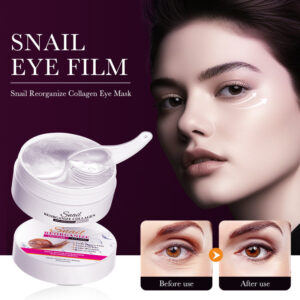 Snail Eye Mask SADOER Collagen improves dark circles, eye wrinkles, and eye bags cross-border wholesale