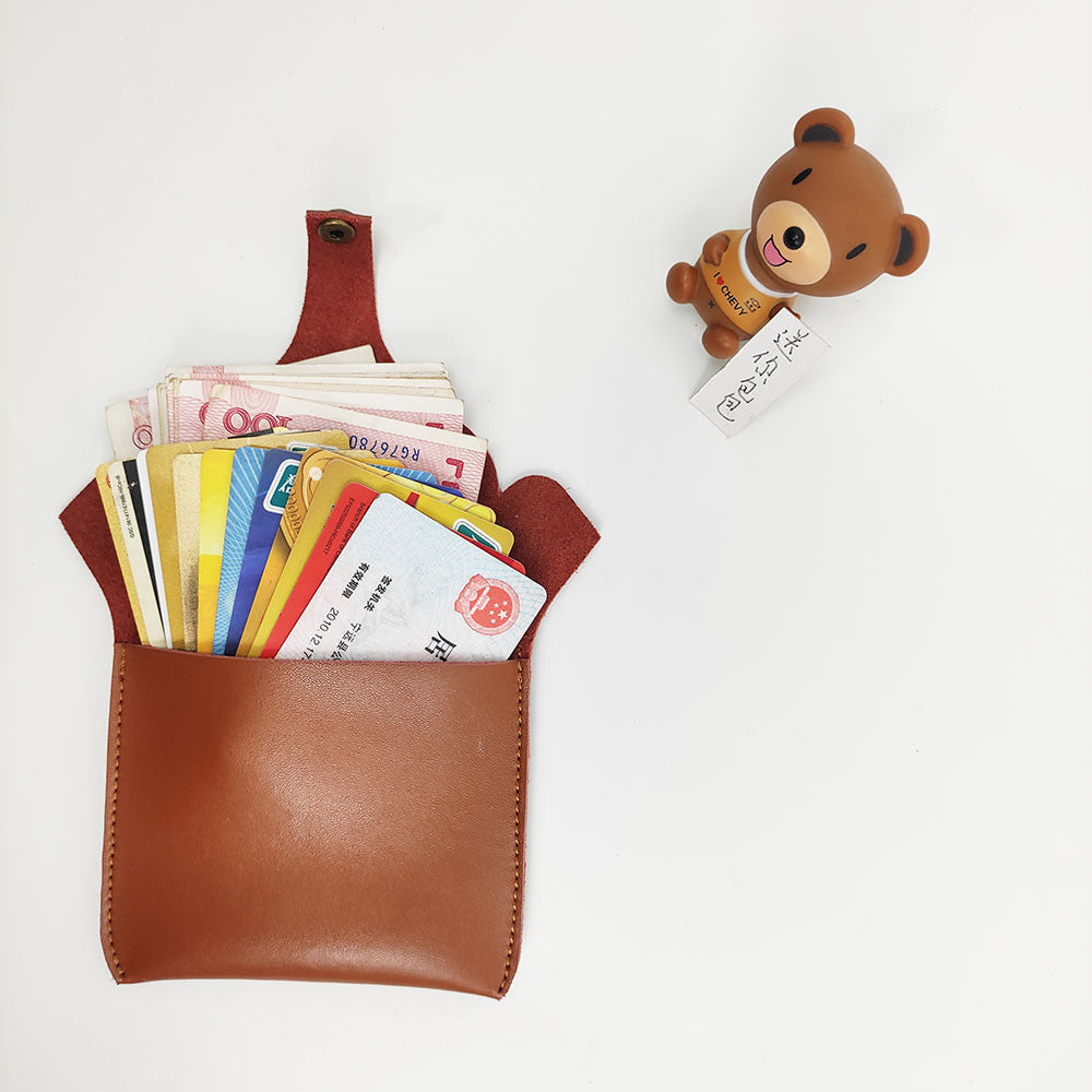 Guangzhou Factory Genuine Leather Cartoon Little Elephant Coin Purse Simple Card Bank Card Advertising Promotional Gift Trendy Product - 图片 17