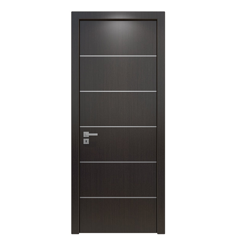 High Quality Solid Wood Door Interior Modern Minimalist Design Fireproof Main Entrance Solid Wood Doors - 图片 4