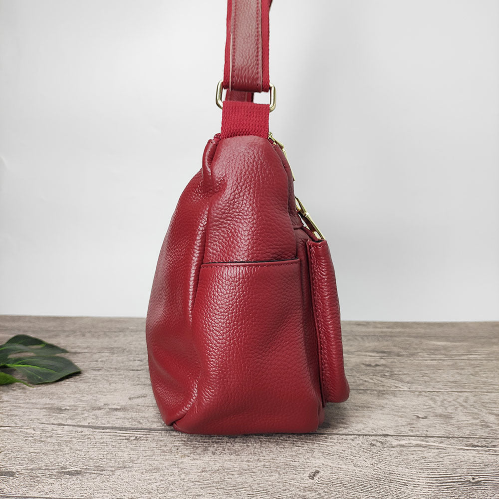 Mom's Handbag for Women2025New Genuine Leather Crossbody Bag Large Capacity Luxury Top Layer Cowhide Versatile for Middle-aged - 图片 3