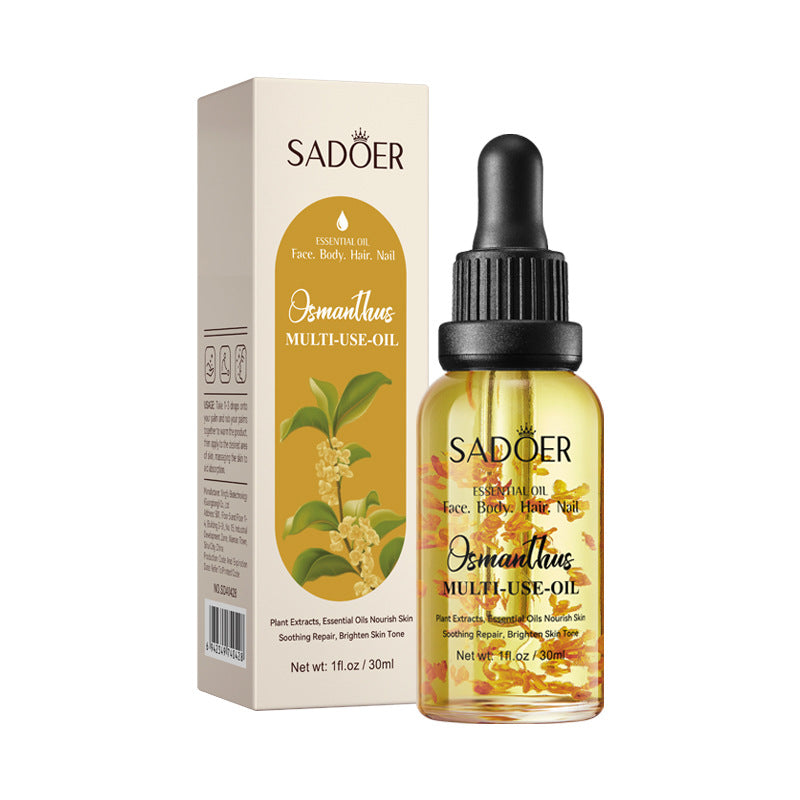 Cross-border Jasmine Dried Flower Massage Oil SADOER Moisturizing and rejuvenating skin body oil cross-border foreign trade wholesale - 图片 12