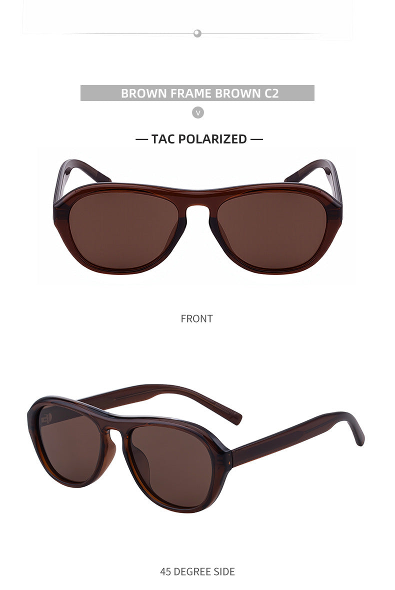 2025New European and American Fashion Polarized Sunglasses for Women, High-end Ultra-light Sun Protection Sunglasses for Women, Trendy for Fishing and Driving - 图片 28