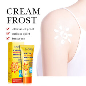 SPF60+VC Sunscreen SADOER Vitamin C Isolation Refreshing Sunscreen Lotion Cross-Border Wholesale