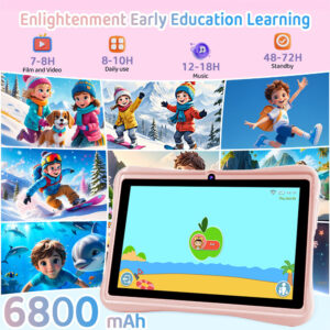 2025New7Children's Smart Android4+64G Tablet Computer Vision Protection Learning Entertainment Tablet