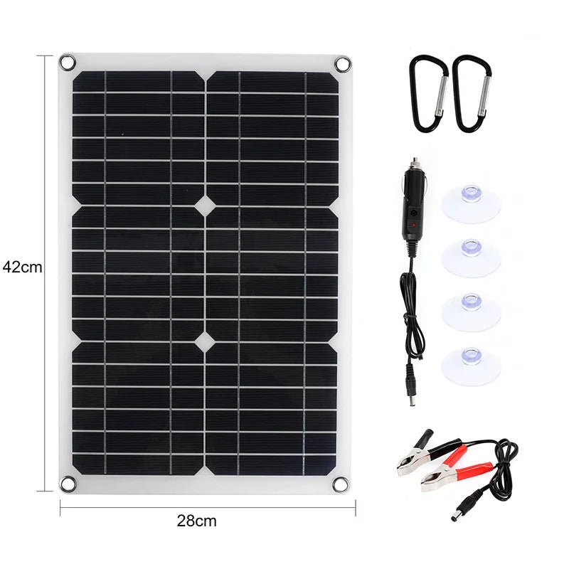 E-commerce 20W Monocrystalline Solar Panel Kit 600W Charger Controller Energy Storage Power Generation System - 图片 20