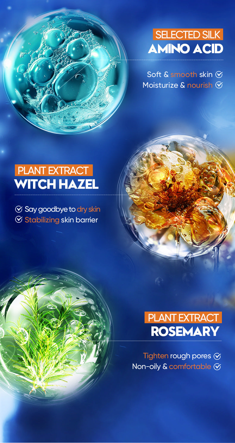 Cross-border toner120ml Men's Refreshing Oil Control Hydrating Moisturizing Water Cross-Border Wholesale - 图片 12