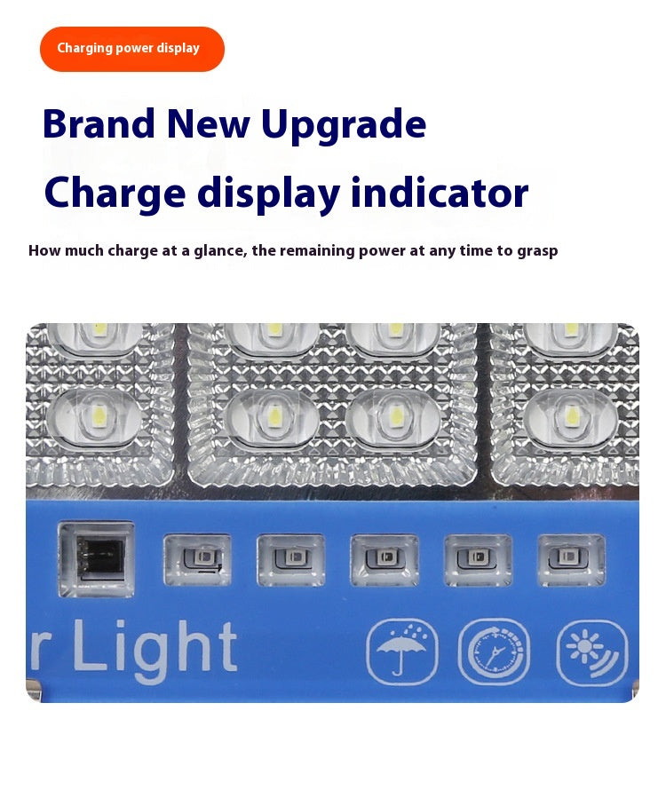 Super Bright New Rural Household LED Street Light Indoor/Outdoor IP65 Flood Light Waterproof Iron ABS for Roads Solar Panels - 图片 15