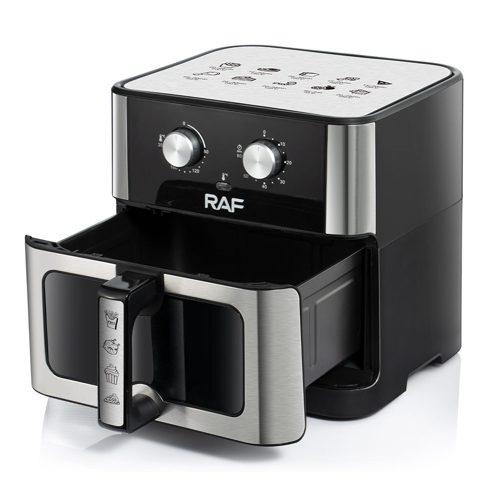 RAF European Standard Household Oil-Free Large Capacity Air Fryer Multi-Functional Smart Oven French Fry Fryer10L - 图片 17