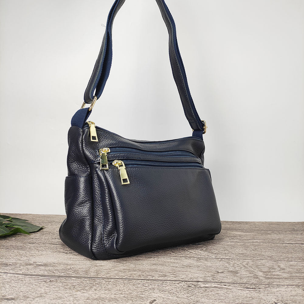 Mom's Handbag for Women2025New Genuine Leather Crossbody Bag Large Capacity Luxury Top Layer Cowhide Versatile for Middle-aged - 图片 21