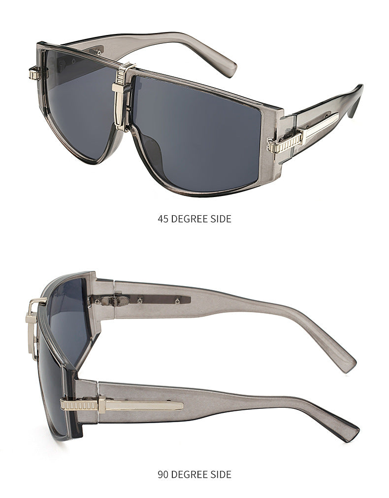 New Large Frame UV Protection Sunglasses for Women Fashionable Internet Celebrity Style Sunglasses Trendy Korean Version Glasses sunglasses - 图片 23