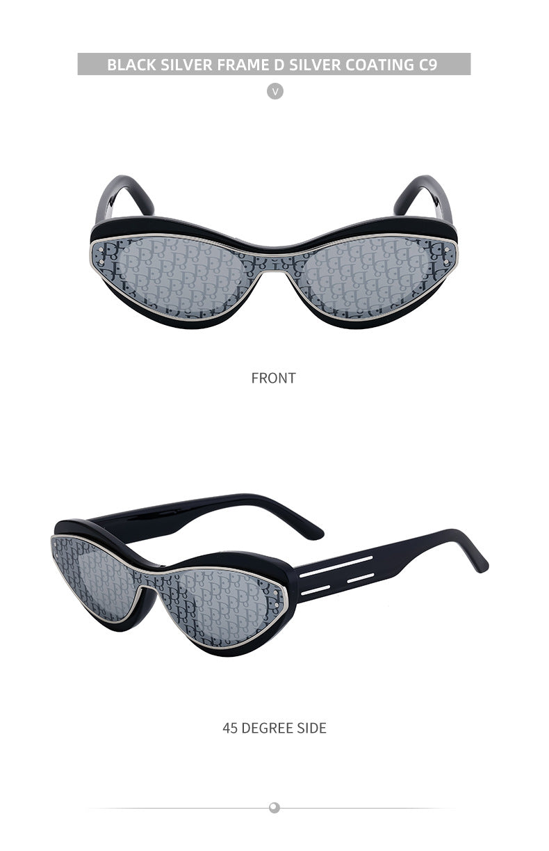 2025New European and American Round Small Frame Sunglasses for Women, Simple and Stylish Sun Protection Sunglasses for Women Wholesale shades - 图片 31