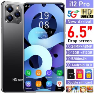 Exclusive Supply Ai12 pro Smartphone6.5Large Screen Android Phone Black Technology Hot-Selling Wholesale