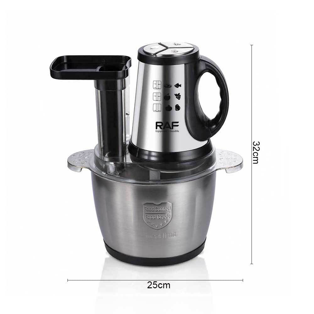 RAF European Standard Household Meat Grinder3L Press Shredding Vegetable Cutter Blender Food Processor Multifunctional Meat Grinder - 图片 17