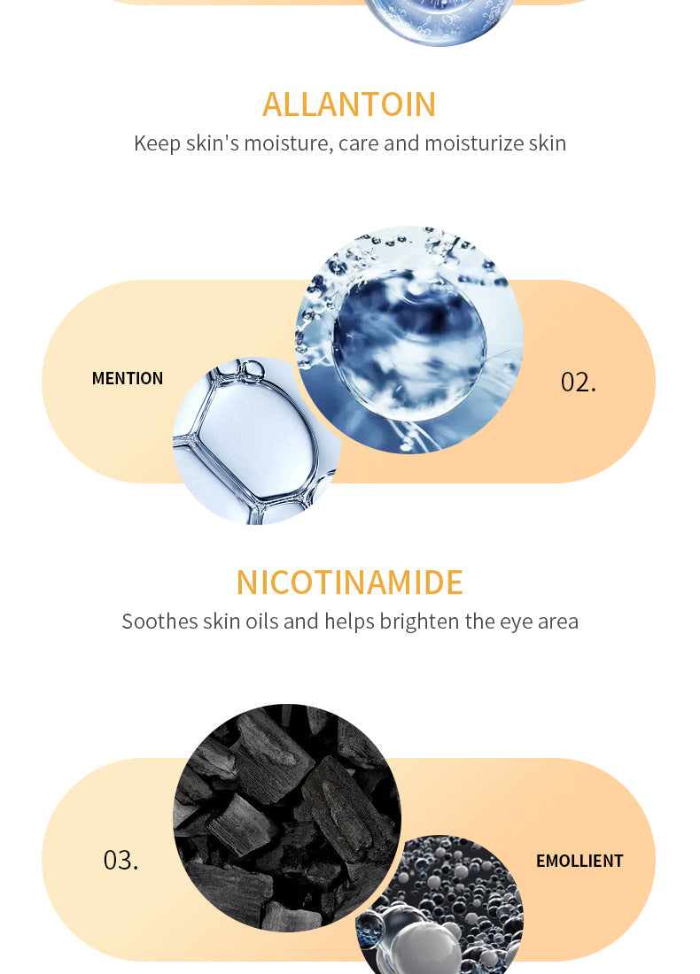 Gold Butterfly Eye Mask SADOER Eyes mask15g Moisturizing and Nourishing Tablets for Cross-Border Wholesale - 图片 16