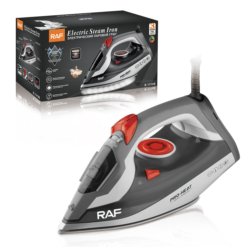 RAF European Standard Steam Iron Portable Ironing Machine Three-speed temperature-adjustable pressure-type high-power electric iron - 图片 3