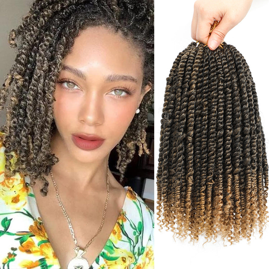 TEMU Cross-Border Foreign Trade Hot-Selling European and American Crochet Hair Synthetic Fiber Passion Twist Crochet Hair - 图片 13