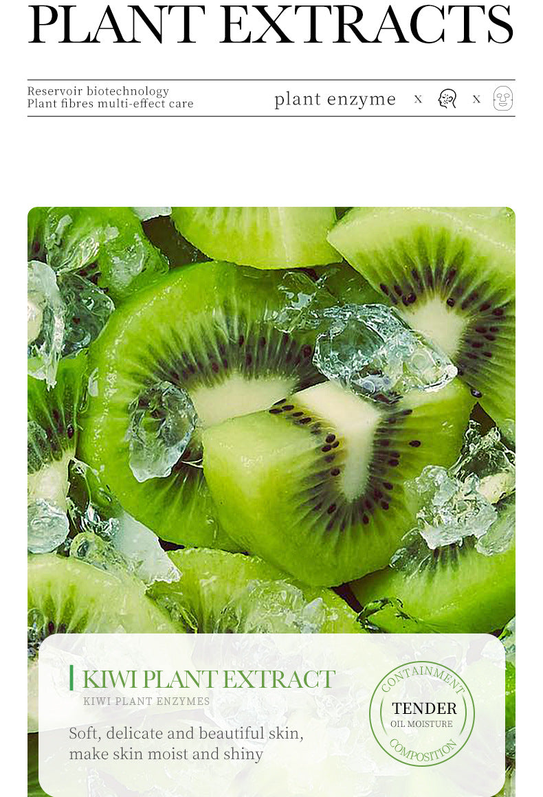 Plant Enzyme Mask25gBIOAOUA Hydrating and Moisturizing Tablets for Cross-Border Wholesale - 图片 13