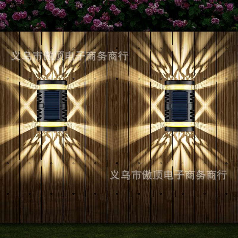 Solar Light Outdoor Human Body Induction Wall Light Waterproof Garden Courtyard Light Colorful Landscape Light LED Street Light - 图片 5