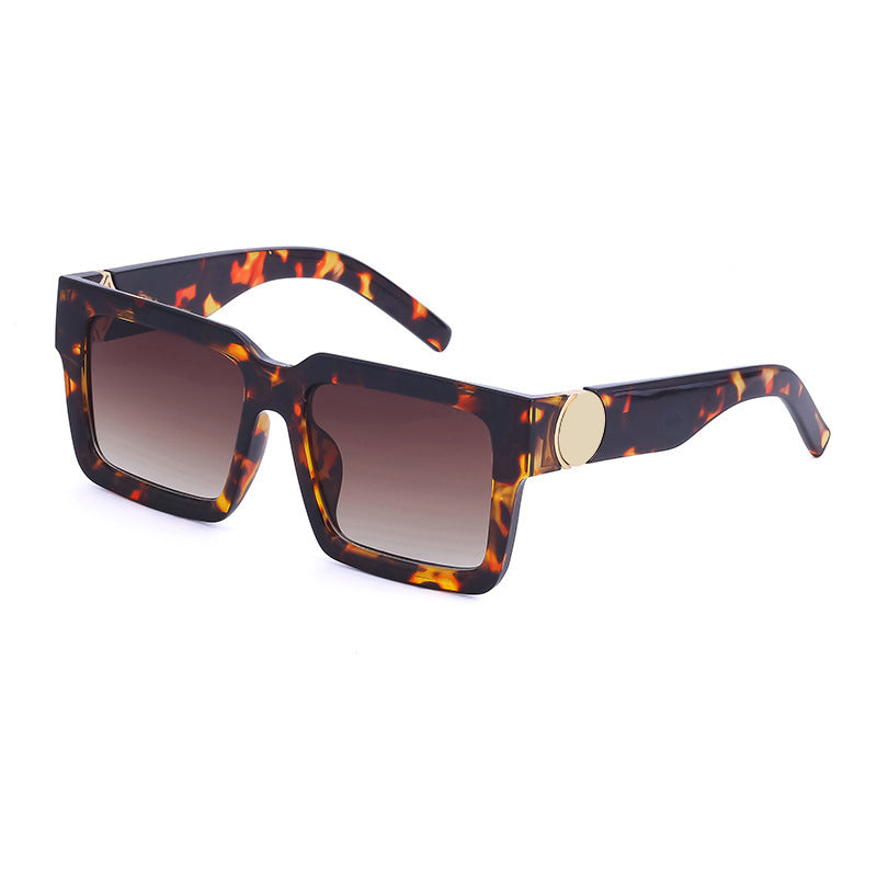 20252024 New Rich Man Sunglasses Men Trendy High-end Square Frame Sunglasses Men Glasses sunglass - 图片 4