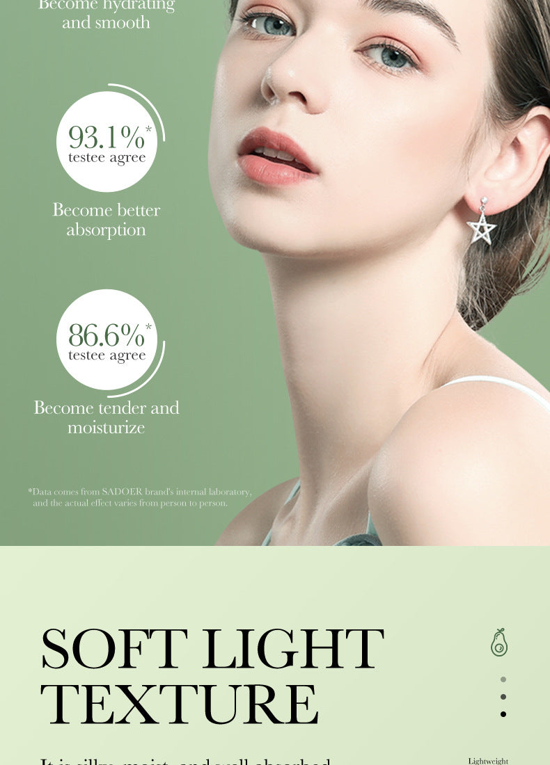 Avocado Face Cream SADOER Silky Hydrating Refreshing Non-Sticky Moisturizing Cream Cross-Border Wholesale - 图片 17