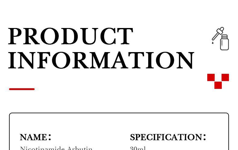 Niacinamide Arbutin Set SADOER Whitening, hydrating, and moisturizing skincare products wholesale - 图片 18