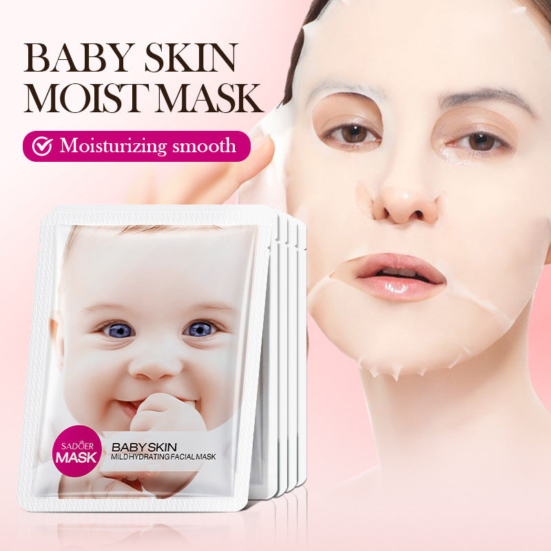 Baby Face Mask25g SADOER Moisturizing, hydrating, skin-smoothing facial mask sheets for cross-border foreign trade wholesale - 图片 3