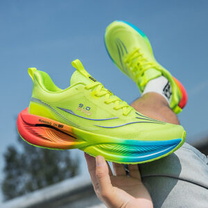 Red Rabbit9pro Luminous Carbon Plate High Elastic Cushioning Women Running Shoes Men Autumn Racing Training Non-Slip Cushioning Sneakers