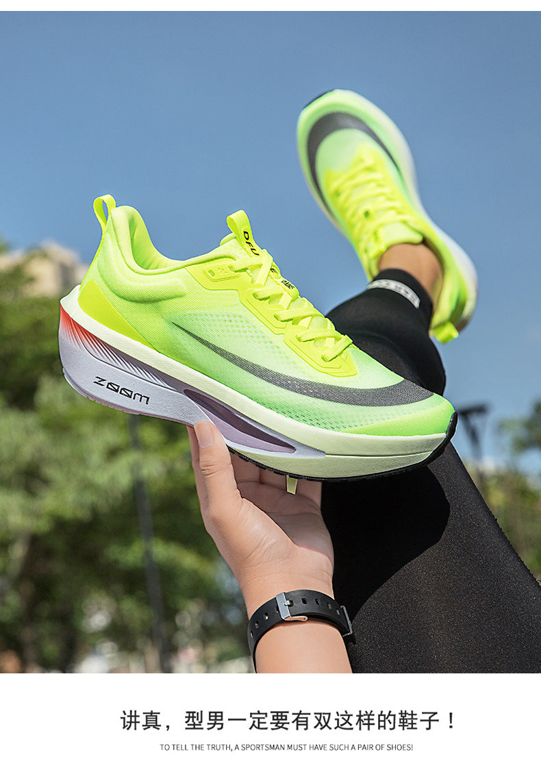 2025Plus Size Sports Shoes Racing Training Carbon Plate Sports Shoes Lightweight Men and Women Autumn Running Shoes - 图片 24