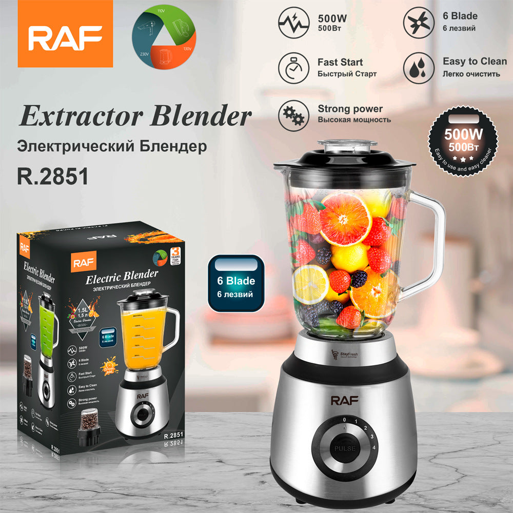 RAF Smoothies1.5L Blender for Home Use, Juice Maker, Food Processor, Meat Grinder Electric Soy Milk Maker Blender Coffee Grinder - 图片 10