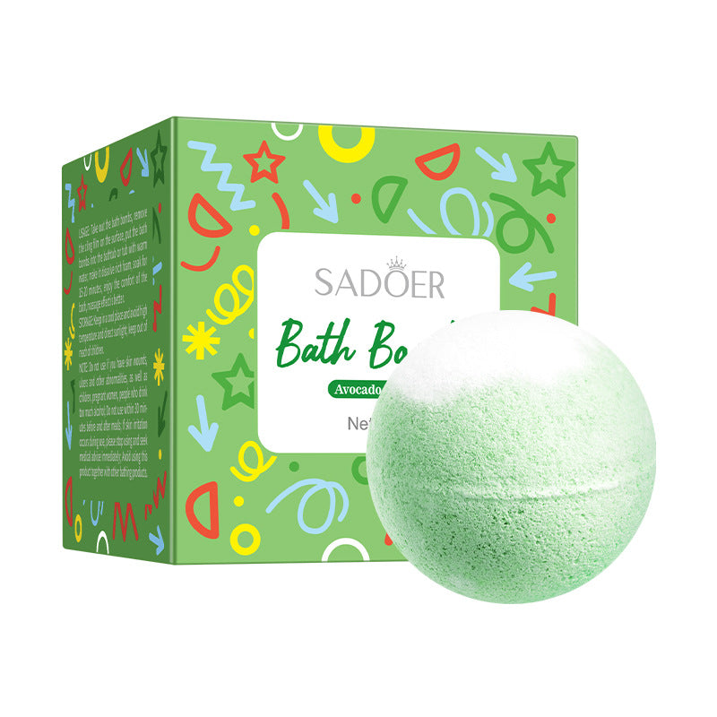 Rose Bath Salt Balls SADOER Deep Cleansing Body Universal Bath Ball Cross-Border Foreign Trade Wholesale - 图片 8