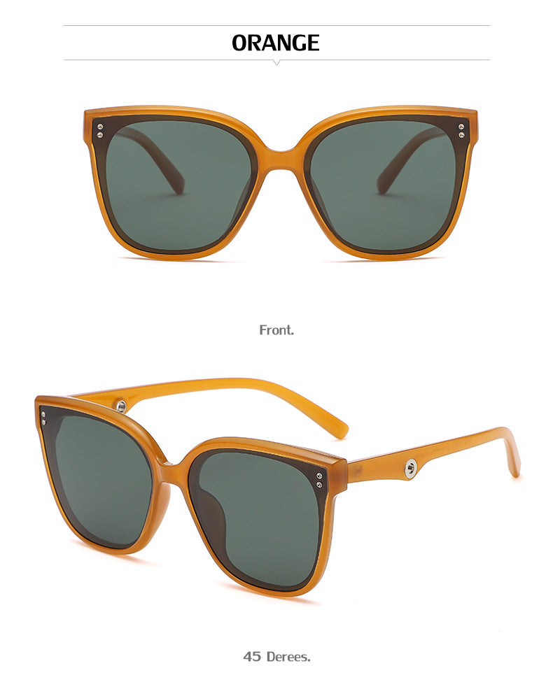 gm Same Style Korean Fashion TR90Polarized Sunglasses for Men and Women Anti-glare Square Frame Sunglasses Wholesale - 图片 24