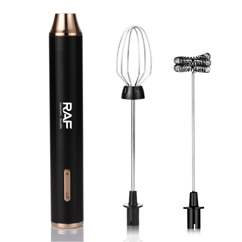 RAF Cafe Electric Milk Frother Milk Stirrer Whisk Egg Beater Coffee Frother Home Use 2-in-1 - 图片 12