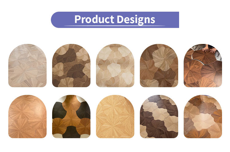 Custom 15mm Solid Wood Oak Lotus Pattern Waterproof Anti-Slip Decorative Laminate Flooring | Premium Engineered Exterior - 图片 8