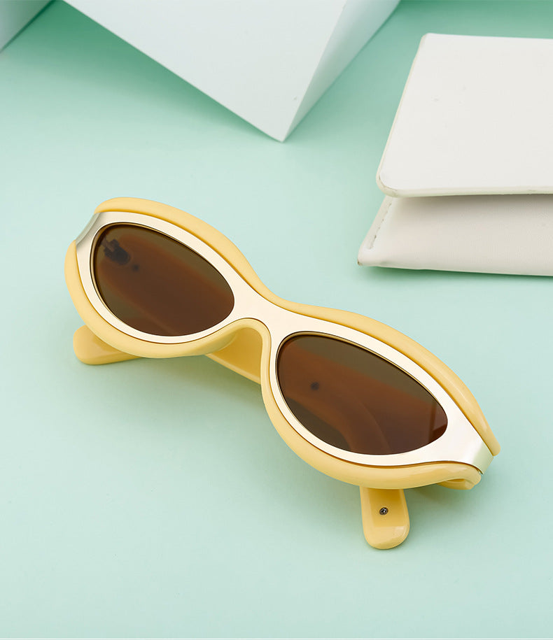 New European and American Y2K Cat Eye Sunglasses for Women Street Style Small Frame Sunglasses for Men Trendy Wholesale sunglasse - 图片 22