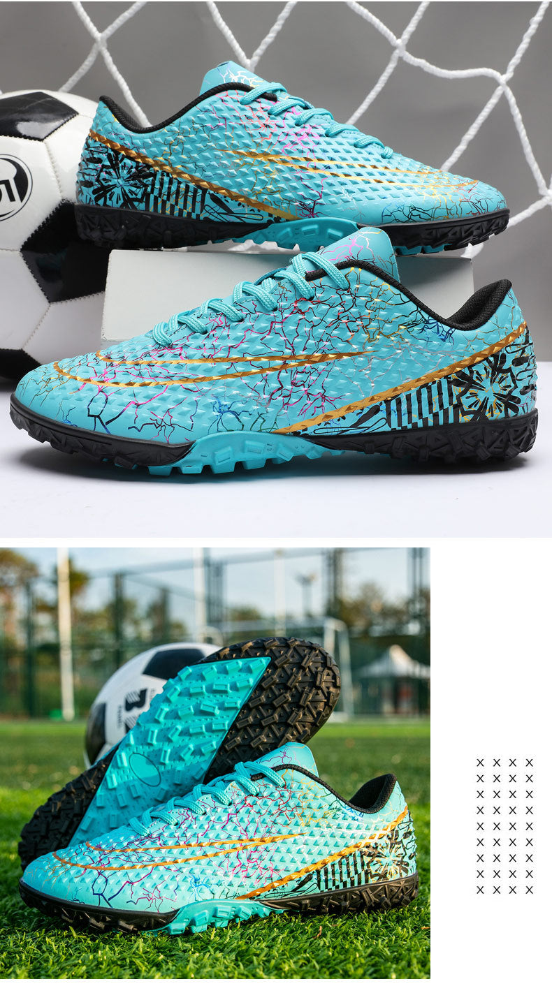 New professional football shoes for men and women AG Spike TF Broken Nail Youth Student Grassland Competition Training Shoes - 图片 51