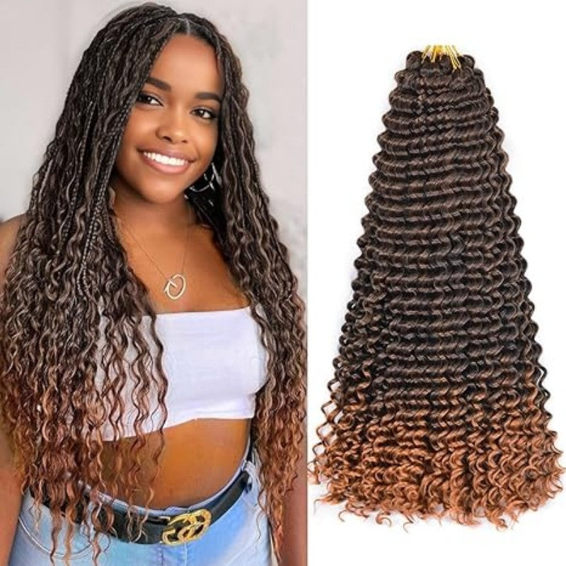 DeepWaveTwist Long Curly Hair Crochet Hair Extensions Afro Synthetic Hairpiece European and American Cross-Border Wholesale Fluffy - 图片 15